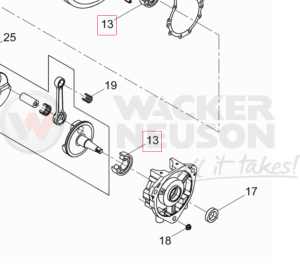 Łożysko wału korbowego BH BS 5002001645 / 2001645