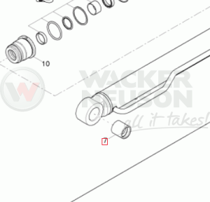 Tuleja siłownika łyżki  1000019750