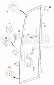 Uszczelka drzwi  1000097240