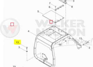 Śruba ramy DPU 5000019244 / 0019244