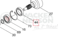 Uszczelniacz wałka BS 5000039050 / 0039050