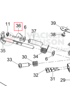 Dźwignia ssania BS 5000182782 / 0182782