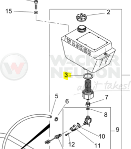 Uszczelka filtra paliwa BS 5000086312 / 0086312