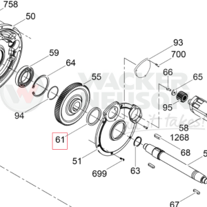 Pierścień uszczelniający RT82 5000116874 / 0116874