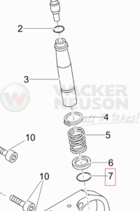 Oring osłony 1D41 1D81 5000094939 / 0094939