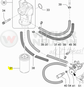 Filtr paliwa WL Kramer 1000108956 