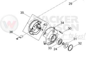 Szczotka węglowa EH 5000068513 / 0068513