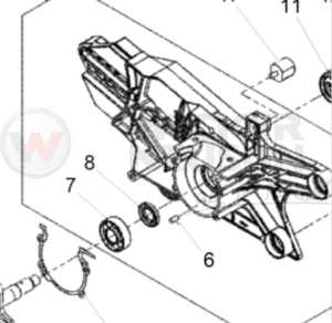 Uszczelniacz wału BTS 5000213611 / 0213611