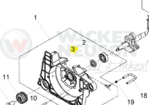 Uszczelniacz wału BTS 5000213606 / 0213606