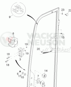 Uszczelka szyby bocznej EZ 1000017922