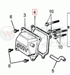 Uszczelka pokrywy zaworów GX120 5000070942 / 0070942