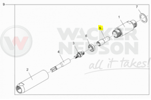 Przeniesienie naprędu wibratora HMS 5000053934 / 0053934