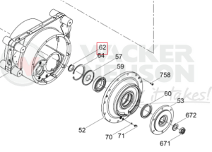 Uszczelnienie wału RT 5000119286 / 0119286
