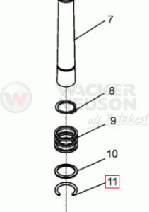 Oring osłony popychacza 1D41 5100051912