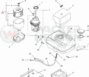 Filtr powietrza GX 240 GX 270 5000074737 / 0074737