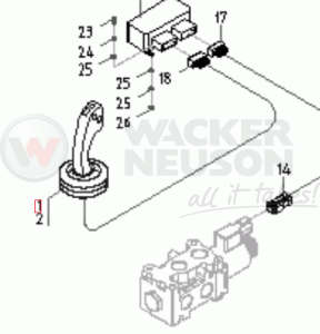 Dźwignia sterowania (JOYSTICK) WL TH 1000205903