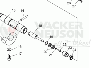 Pierścień zabezpieczający wał wibratora DPU BPU 5002004979 / 2004979