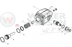 Uszczelka tłoka sterującego BPU DPU 5100005533