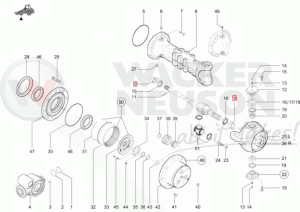 Tuleja osi przedniej Kramer 1000143353