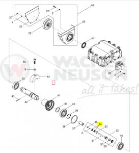 Łożysko wibratora BPU DPU 5000105193 / 0105193