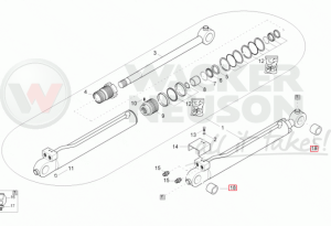 Tuleja siłownika podnoszenia 03 02 01 1000015618
