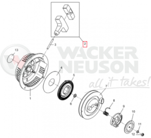 Uchwyt linki rozrusznika BH BS 5000044233 / 0044233