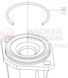Oring uchwytu narzędzia BH EH 5002001341 / 2001341