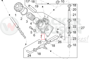 Obudowa filtra oleju silnikowego 1D81 5000207531 / 0207531