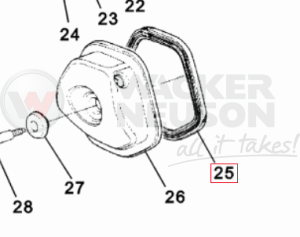 Uszczelka pokrywy zaworów GX 270 5000074645 / 0074645