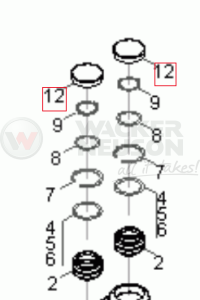Zaślepka łożyska przegubu WL 1000206737