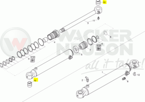 Tuleja siłownika boom 1000276854