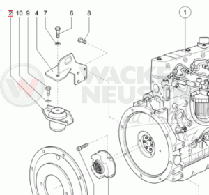 Amortyzator silnika Kramer 1000034619