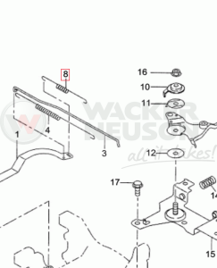 Sprężyna gaźnika WM270 5000205315 / 0205315