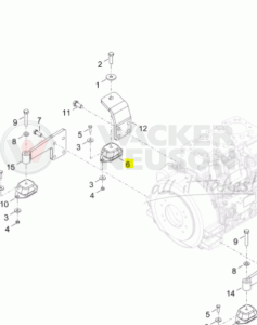 Amortyzator silnika WL 1000228610