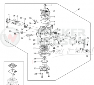Pompka gaźnika Walbro 5000182774 / 0182774