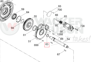 Pierścień zabezpieczający RT 5000116869 / 0116869