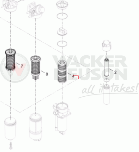 Filtr oleju hydraulicznego WL 1000366520