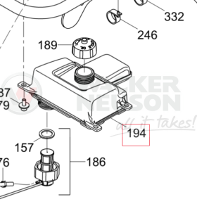 Zbiornik oleju BS 5000192638 / 0192638