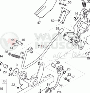 Dźwignia podłokietnika ET EZ 1000247992