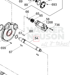 Oś RT 5000116907 / 0116907