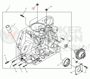 Uszczelnienie śruby głowicy 1D41 5000104396 / 0104396