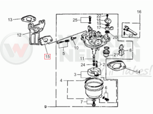 Uszczelka GX120, GX160 5000081762 / 0081762