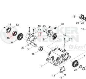 Ciężarek wibrratora BPU DPU 5000220069 / 0220069