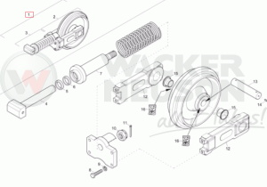 Kompletny napinacz gąsienicy ET EZ 1000289997
