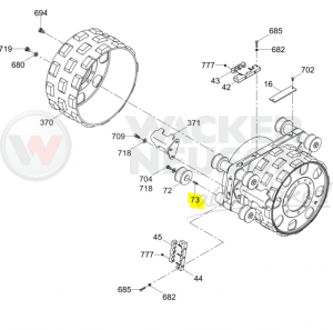 Tuleja rolki bębna RT 5000180963 / 0180963