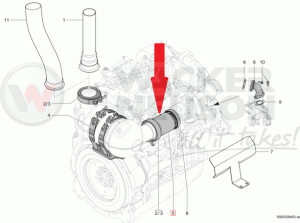 Łącznik układu wydechowego DW DV ET 1000329452