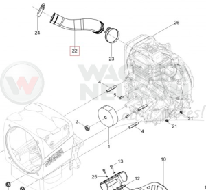 Przewód powietrza BS 5100032250