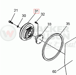 Sprzęgło DPU 5000102208 / 0102208