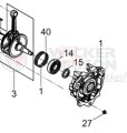 Łożysko wału korbowego BH BS 5100065070 / 0065070