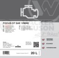 Olej silnikowy FOCUS CF 10W40 20L 6100008502